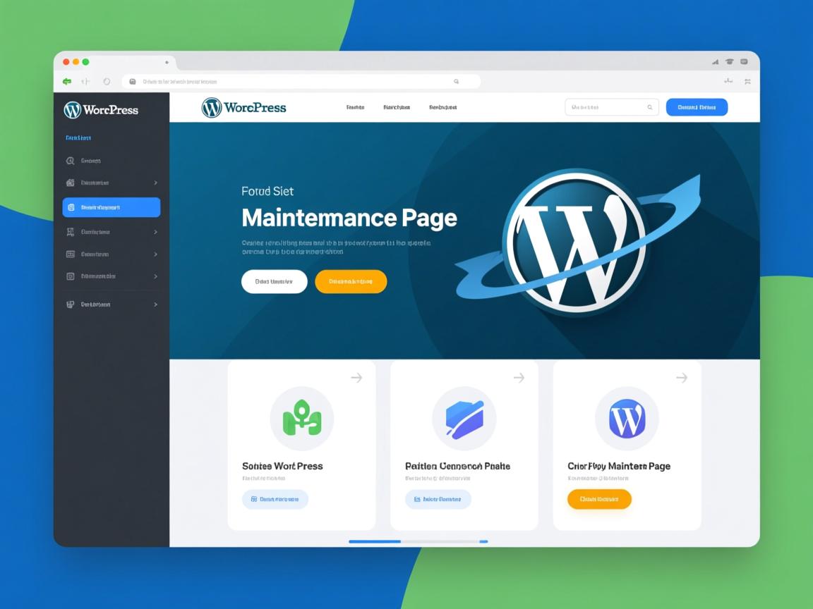 如何让WordPress快速设置维护页面?  第1张 如何让WordPress快速设置维护页面?  第1张