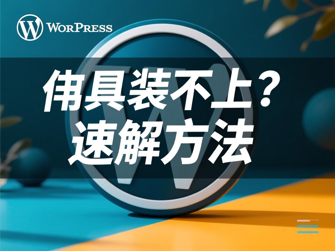 WordPress插件装不上？速解方法  第1张