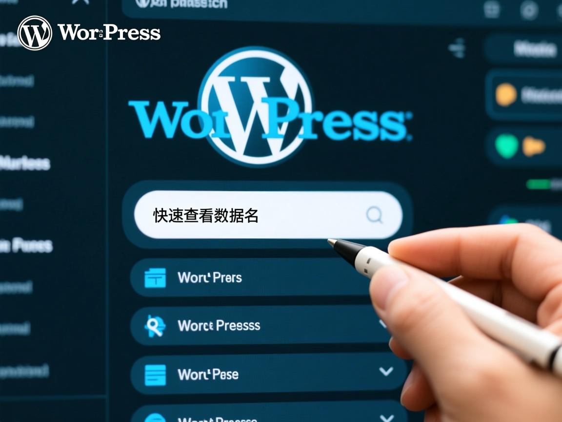 WordPress如何快速查看数据库名?  第3张 WordPress如何快速查看数据库名?  第3张
