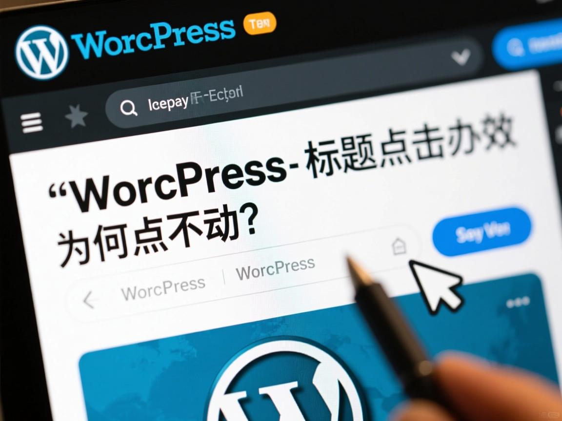 WordPress文章标题点不开为何？，WordPress标题点击无效怎么办？，WordPress文章标题为何点不动？，WordPress标题无法点击原因？，WordPress点击文章标题出错？  第1张