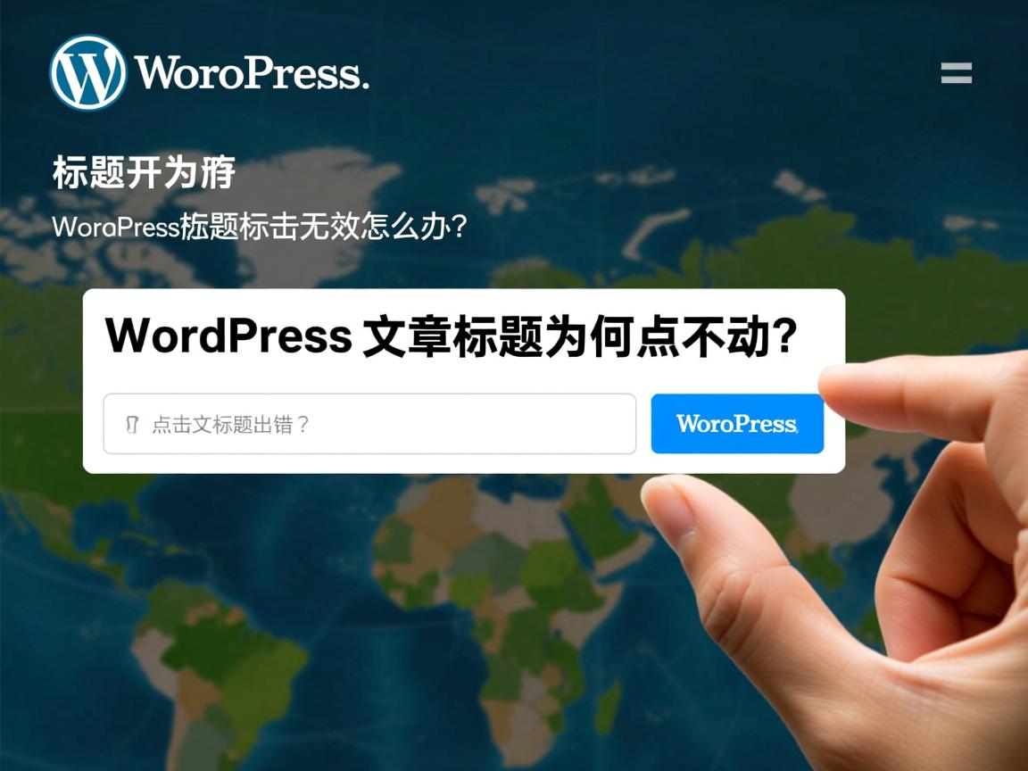 WordPress文章标题点不开为何？，WordPress标题点击无效怎么办？，WordPress文章标题为何点不动？，WordPress标题无法点击原因？，WordPress点击文章标题出错？  第2张