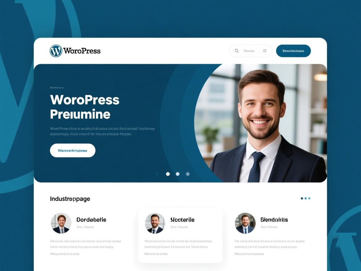 如何快速用WordPress打造个人简介页面?