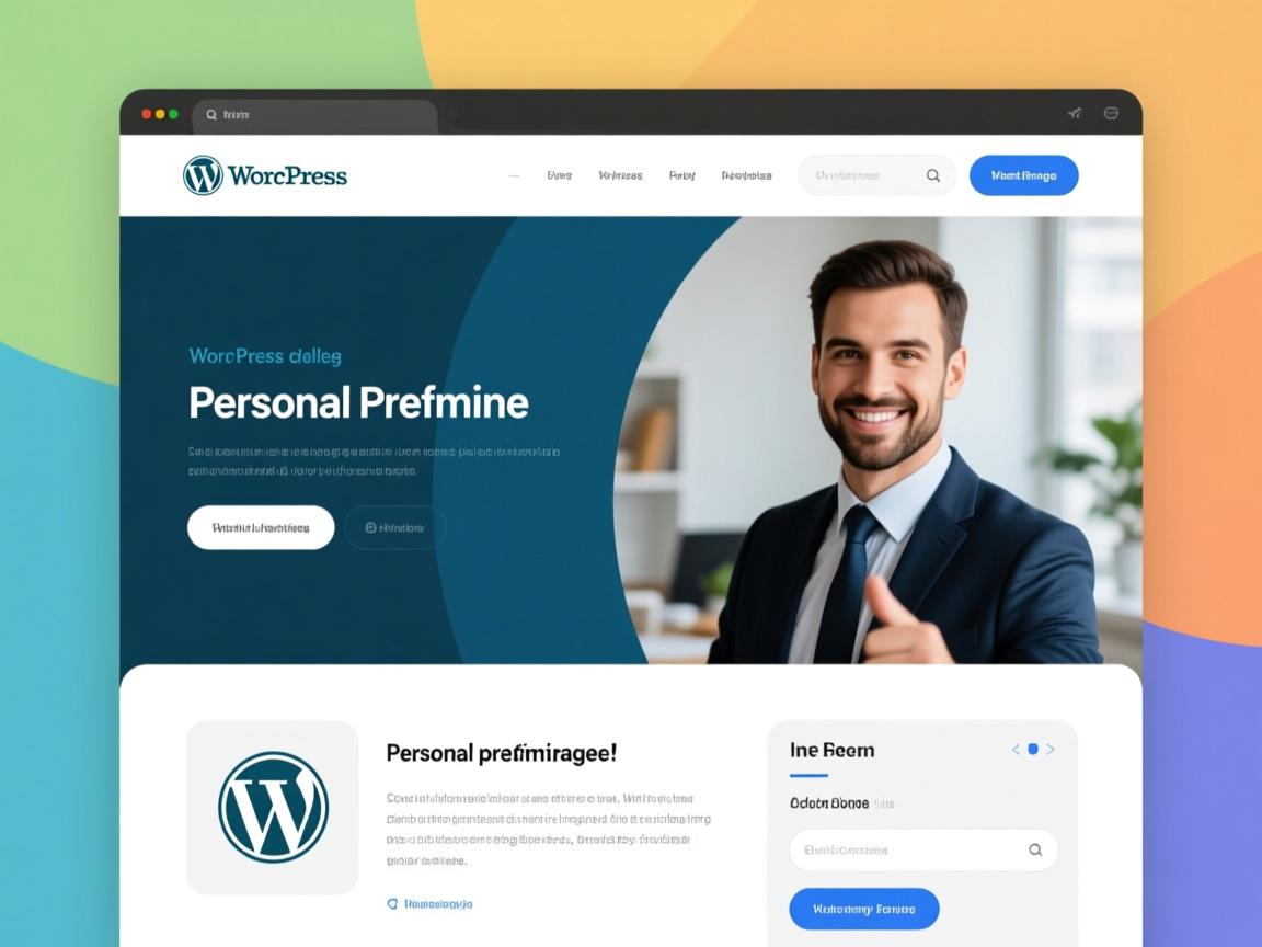 如何快速用WordPress打造个人简介页面？  第3张