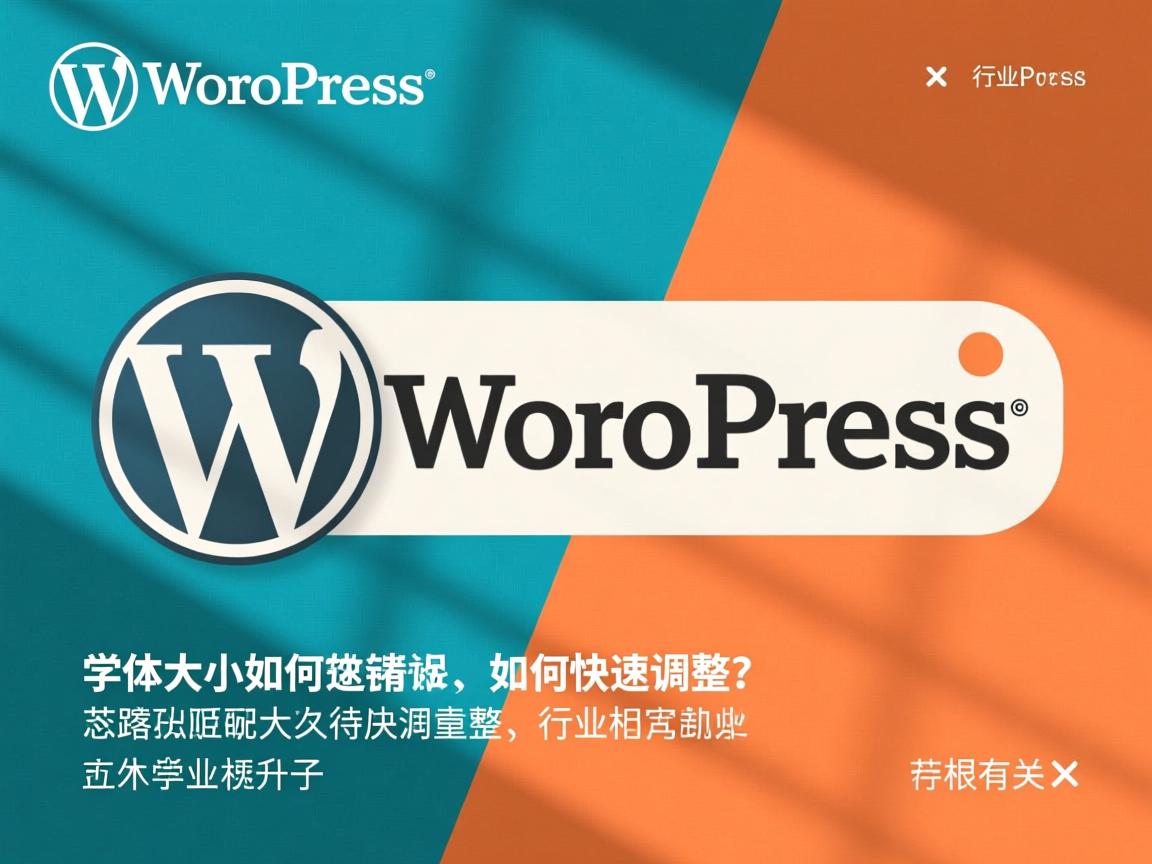 WordPress字体大小如何快速调整?  第2张 WordPress字体大小如何快速调整?  第2张