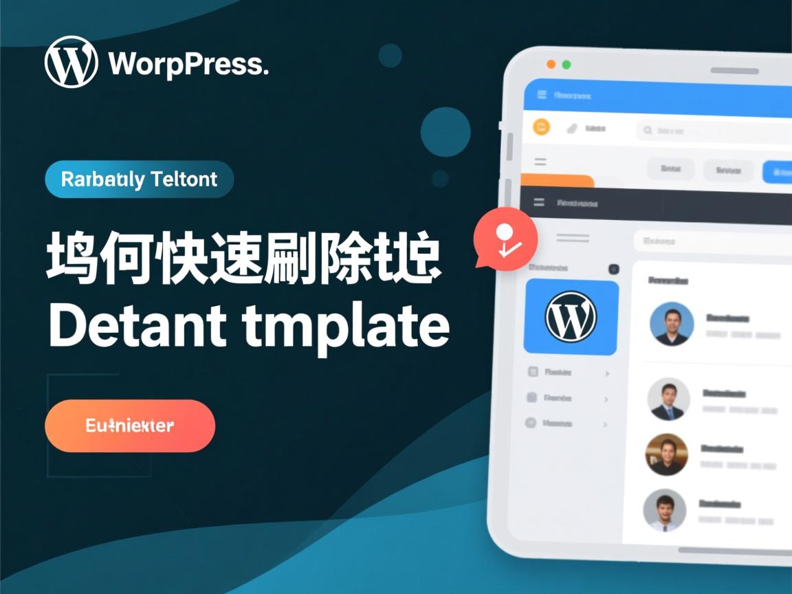 WordPress如何快速删除默认模板  第1张 WordPress如何快速删除默认模板  第1张