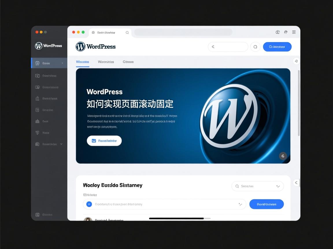 WordPress如何实现页面滚动固定?  第1张 WordPress如何实现页面滚动固定?  第1张