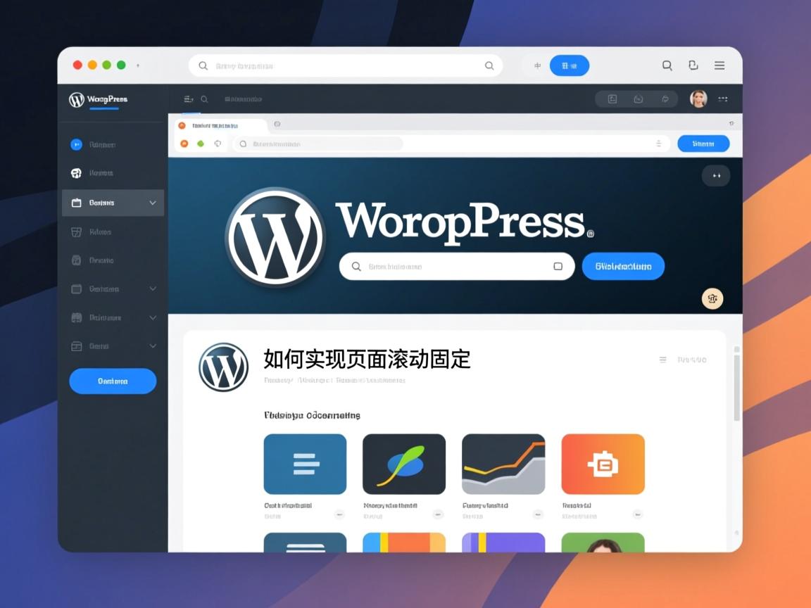 WordPress如何实现页面滚动固定?  第3张 WordPress如何实现页面滚动固定?  第3张