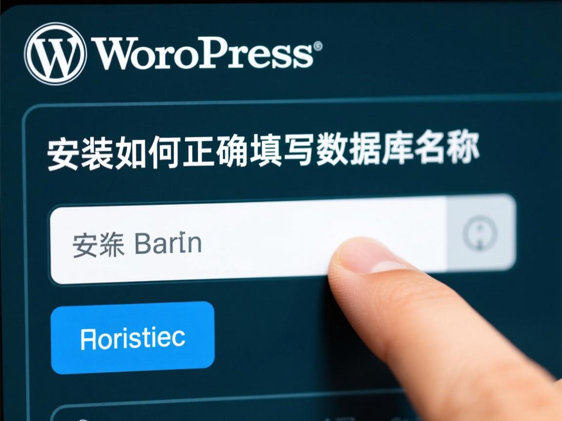 WordPress安装如何正确填写数据库名称  第3张 WordPress安装如何正确填写数据库名称  第3张