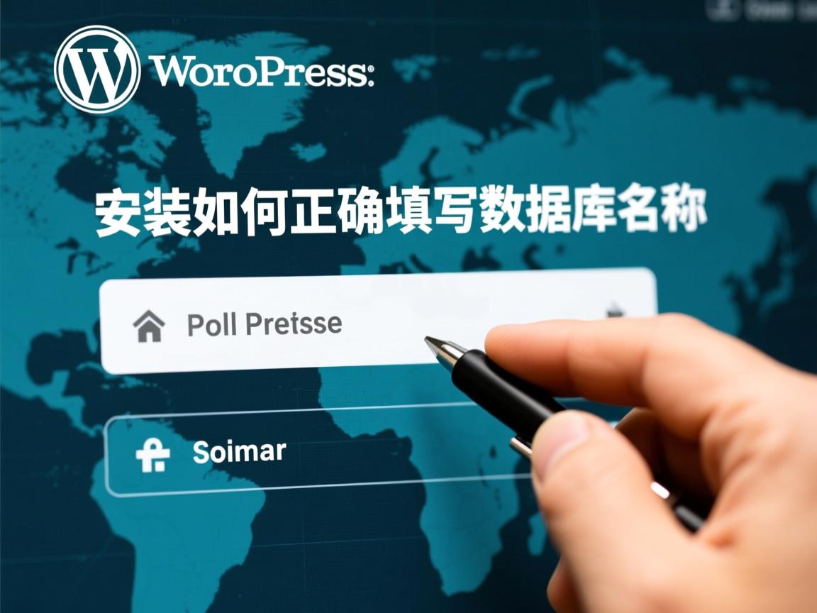 WordPress安装如何正确填写数据库名称  第2张 WordPress安装如何正确填写数据库名称  第2张
