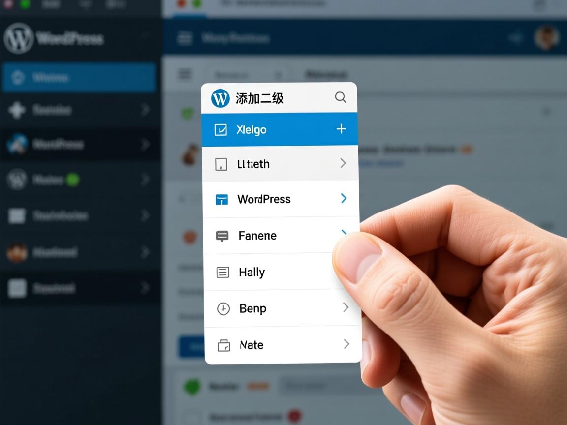 WordPress如何添加二级菜单?  第2张 WordPress如何添加二级菜单?  第2张