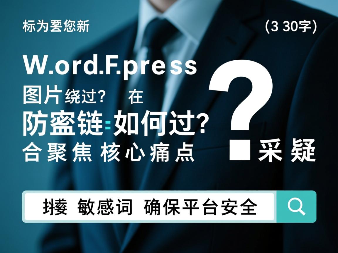 以下是为您优化的新标题（30字以内），，WordPress图片防盗链如何绕过？，在合规前提下聚焦核心痛点，采用疑问句式增强搜索吸引力，同时规避敏感词确保平台安全。  第1张
