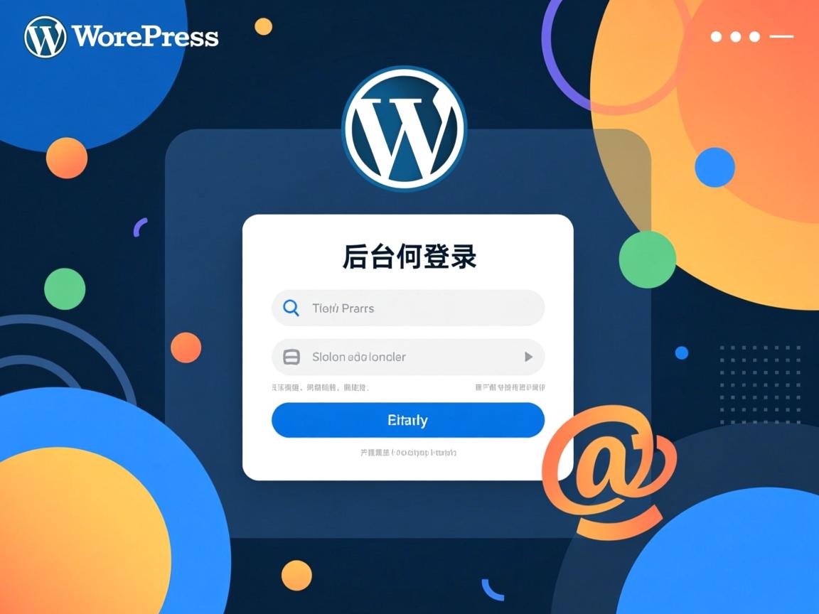 WordPress后台如何登录?  第3张 WordPress后台如何登录?  第3张