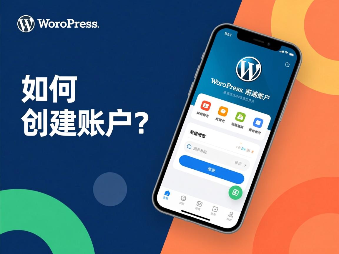 WordPress手机端如何创建账户?  第2张 WordPress手机端如何创建账户?  第2张