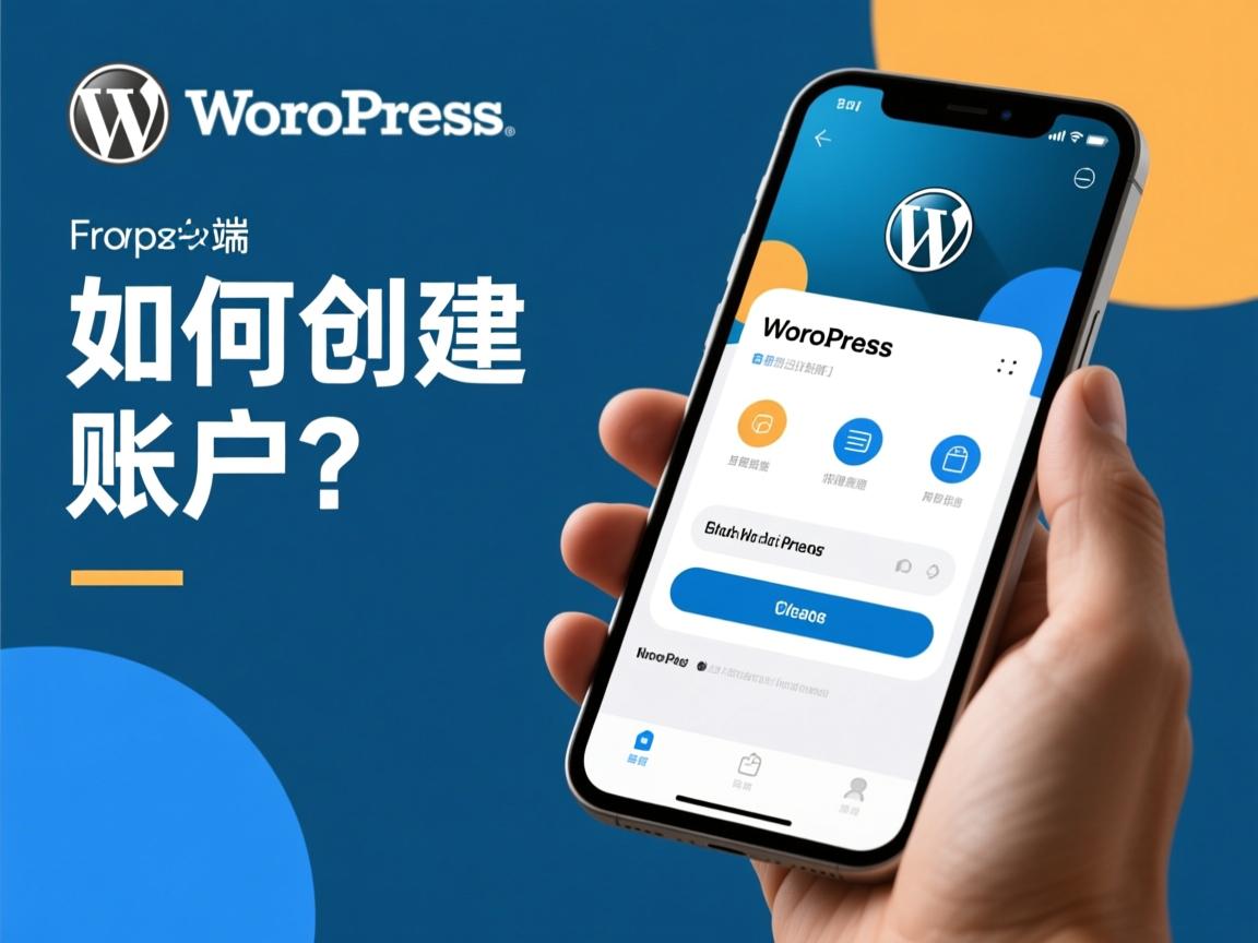 WordPress手机端如何创建账户?  第3张 WordPress手机端如何创建账户?  第3张