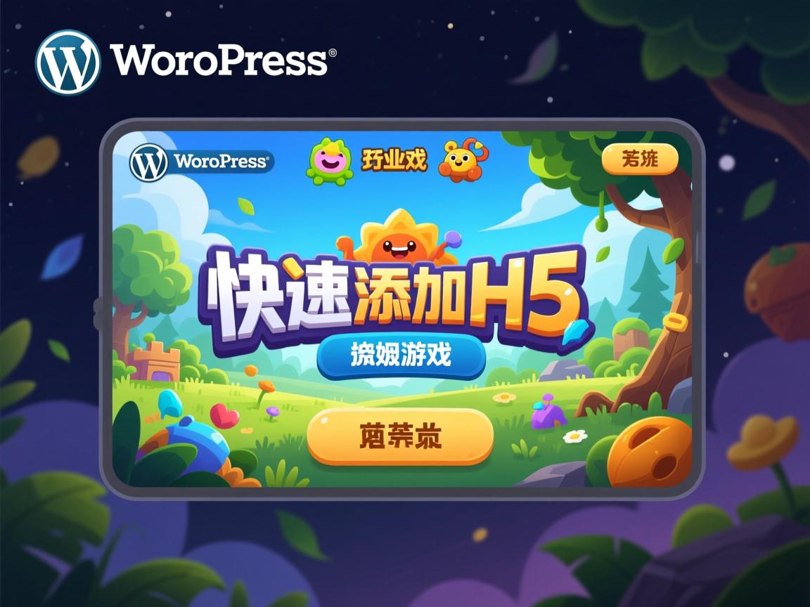 WordPress如何快速添加H5游戏?  第1张 WordPress如何快速添加H5游戏?  第1张