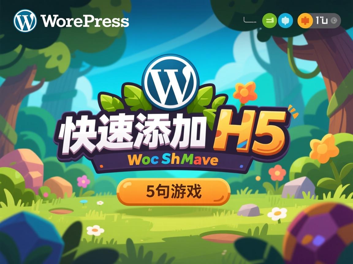 WordPress如何快速添加H5游戏?  第2张 WordPress如何快速添加H5游戏?  第2张