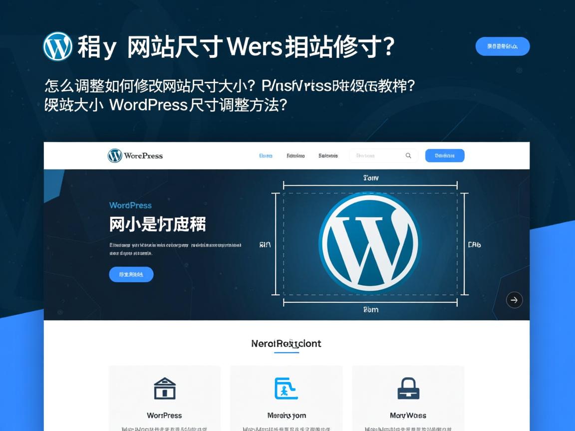 WordPress网站尺寸如何修改？，怎么调整WordPress网站尺寸？，WordPress如何修改网站尺寸大小？，WordPress网站大小怎么改？，WordPress改网站尺寸教程？，WordPress尺寸调整方法？  第1张