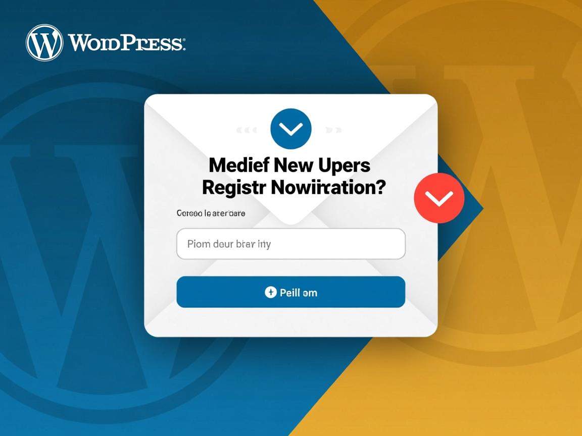 WordPress如何修改新用户注册通知邮件?  第2张 WordPress如何修改新用户注册通知邮件?  第2张