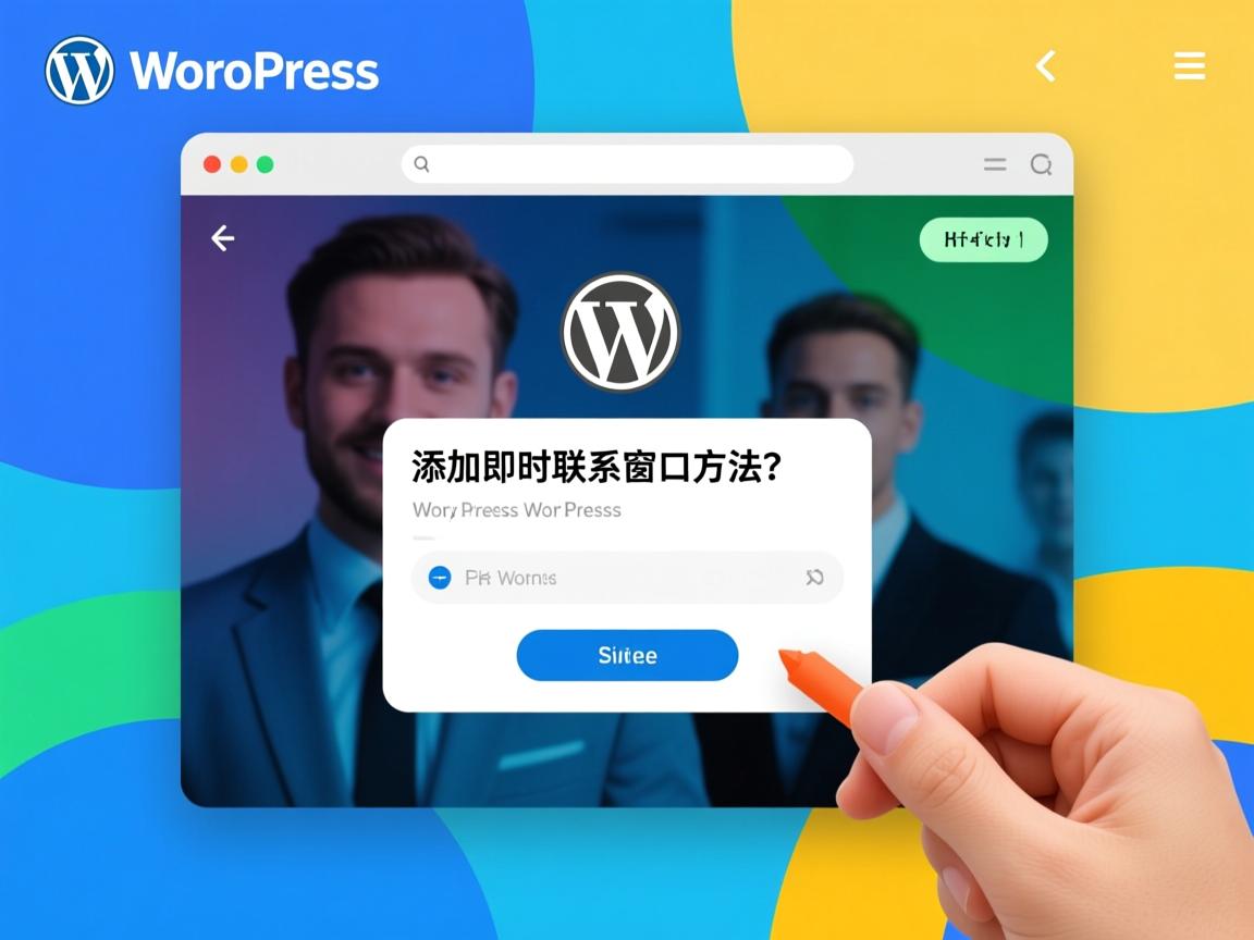 WordPress添加即时联系窗口方法？  第3张