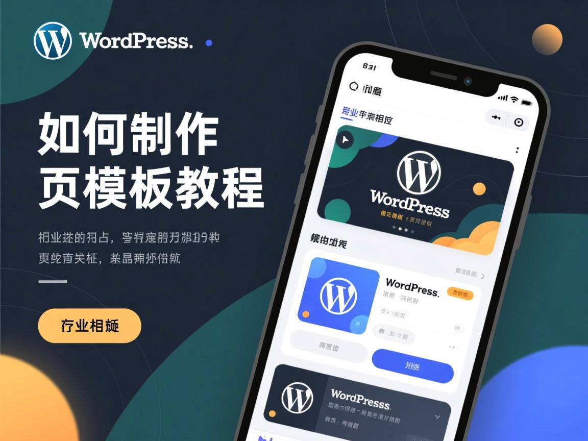 WordPress如何制作单页模板教程  第2张 WordPress如何制作单页模板教程  第2张