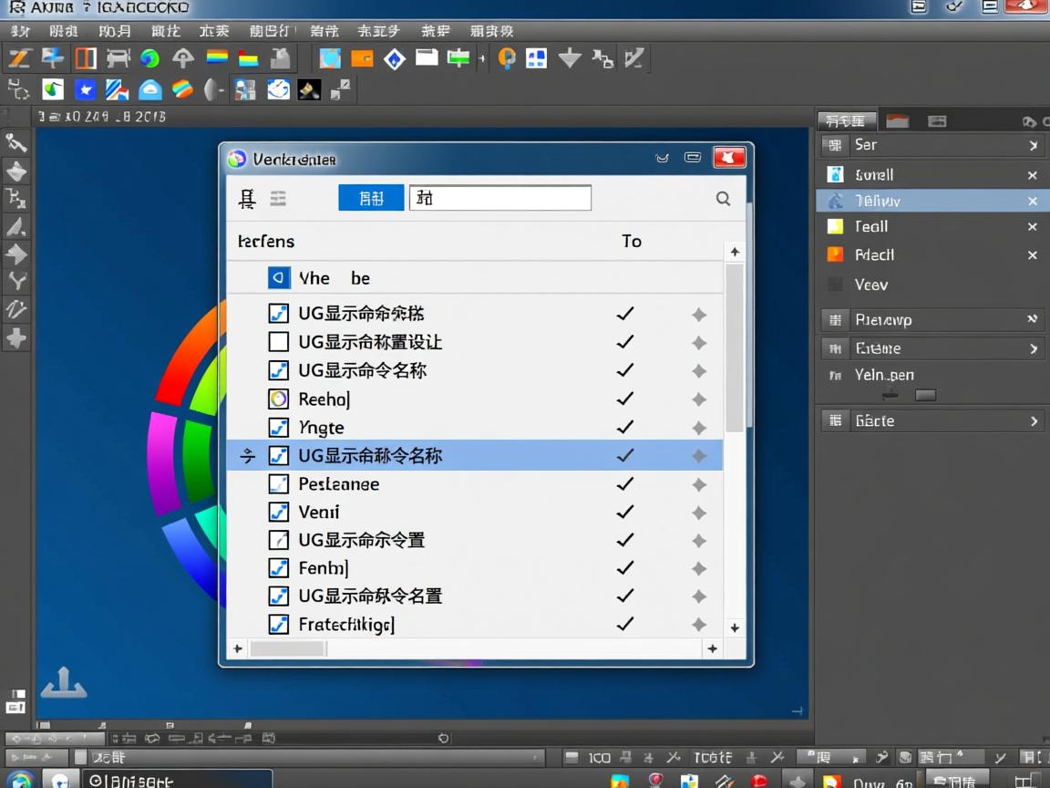 UG操作界面命令名称不显示?如何设置让UG显示命令名称?  第1张 UG操作界面命令名称不显示?如何设置让UG显示命令名称?  第1张