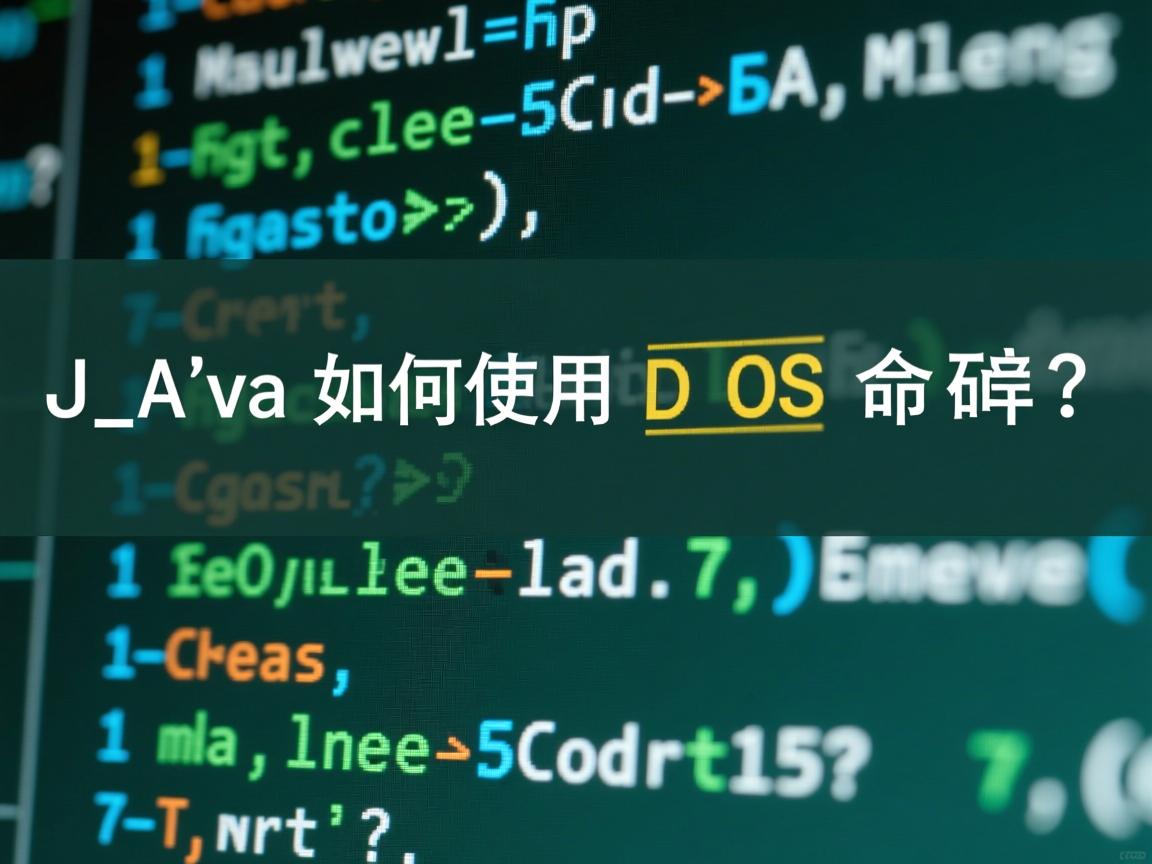 Java如何使用DOS命令?  第3张 Java如何使用DOS命令?  第3张