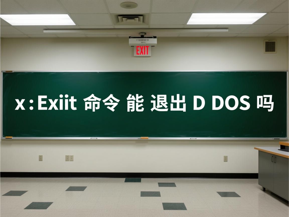 exit命令能退出DOS吗  第3张 exit命令能退出DOS吗  第3张