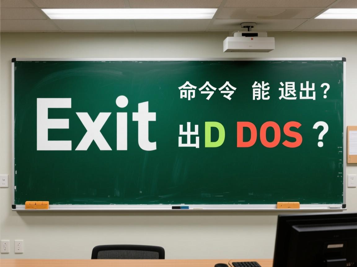 exit命令能退出DOS吗  第2张 exit命令能退出DOS吗  第2张
