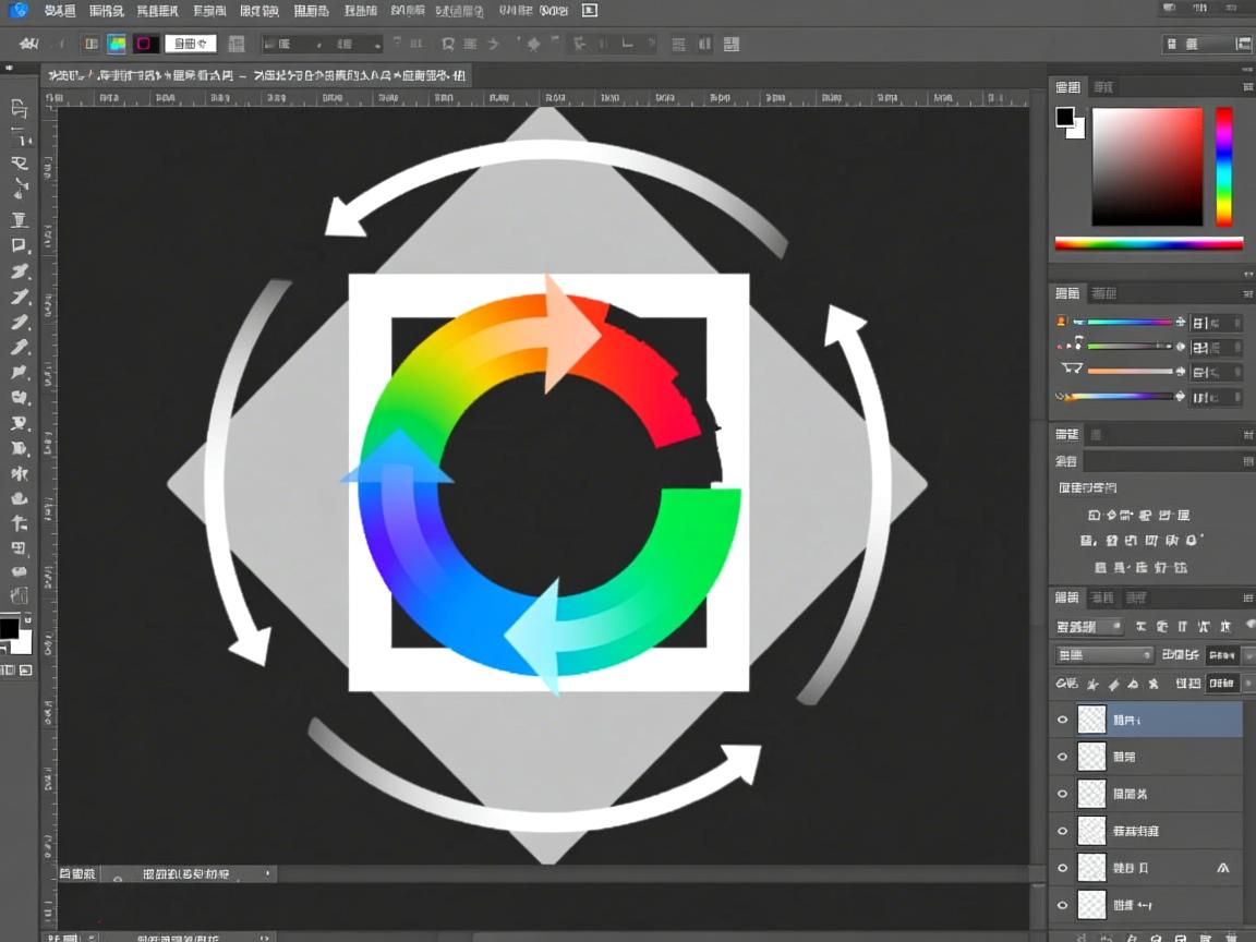PS如何旋转图片?