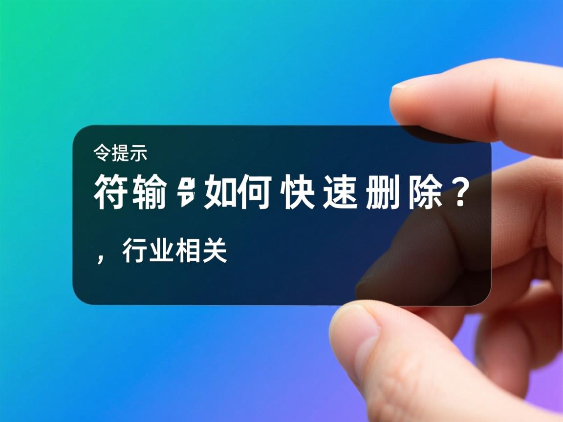 命令提示符输错如何快速删除？  第3张