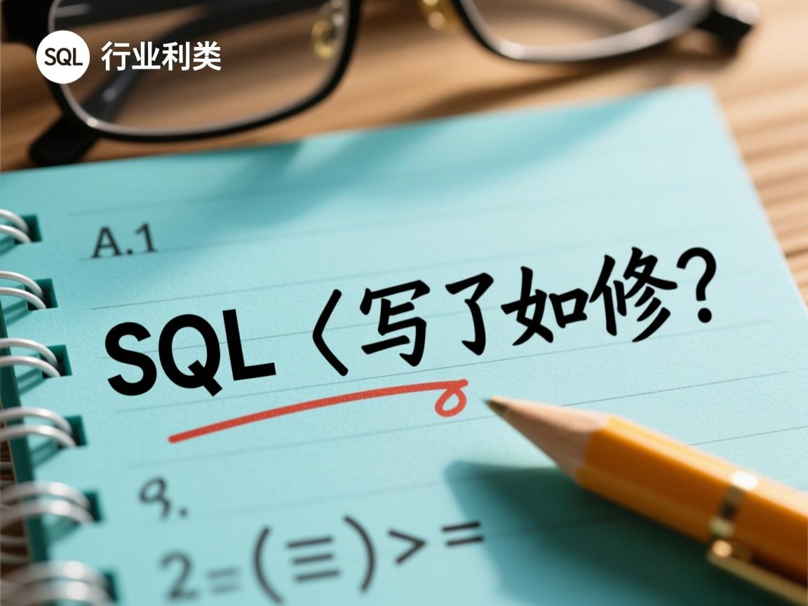 SQL命令写错了如何修改?  第3张 SQL命令写错了如何修改?  第3张