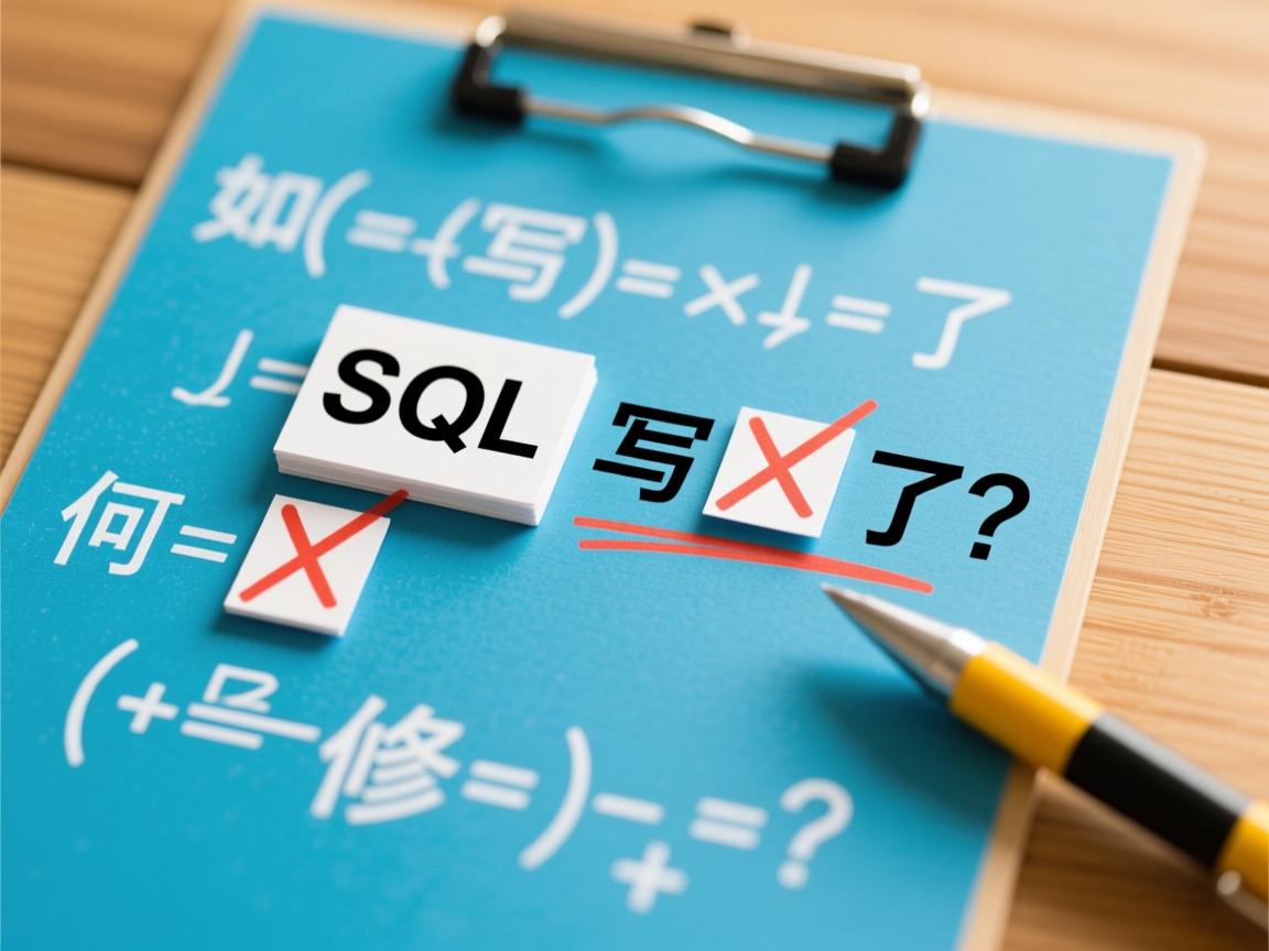 SQL命令写错了如何修改?  第2张 SQL命令写错了如何修改?  第2张