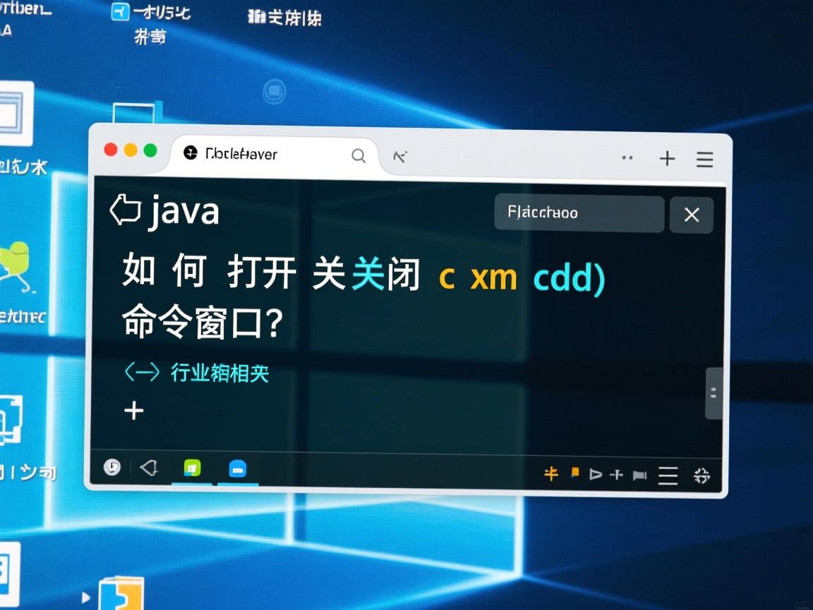 Java如何打开关闭cmd命令窗口?  第1张 Java如何打开关闭cmd命令窗口?  第1张