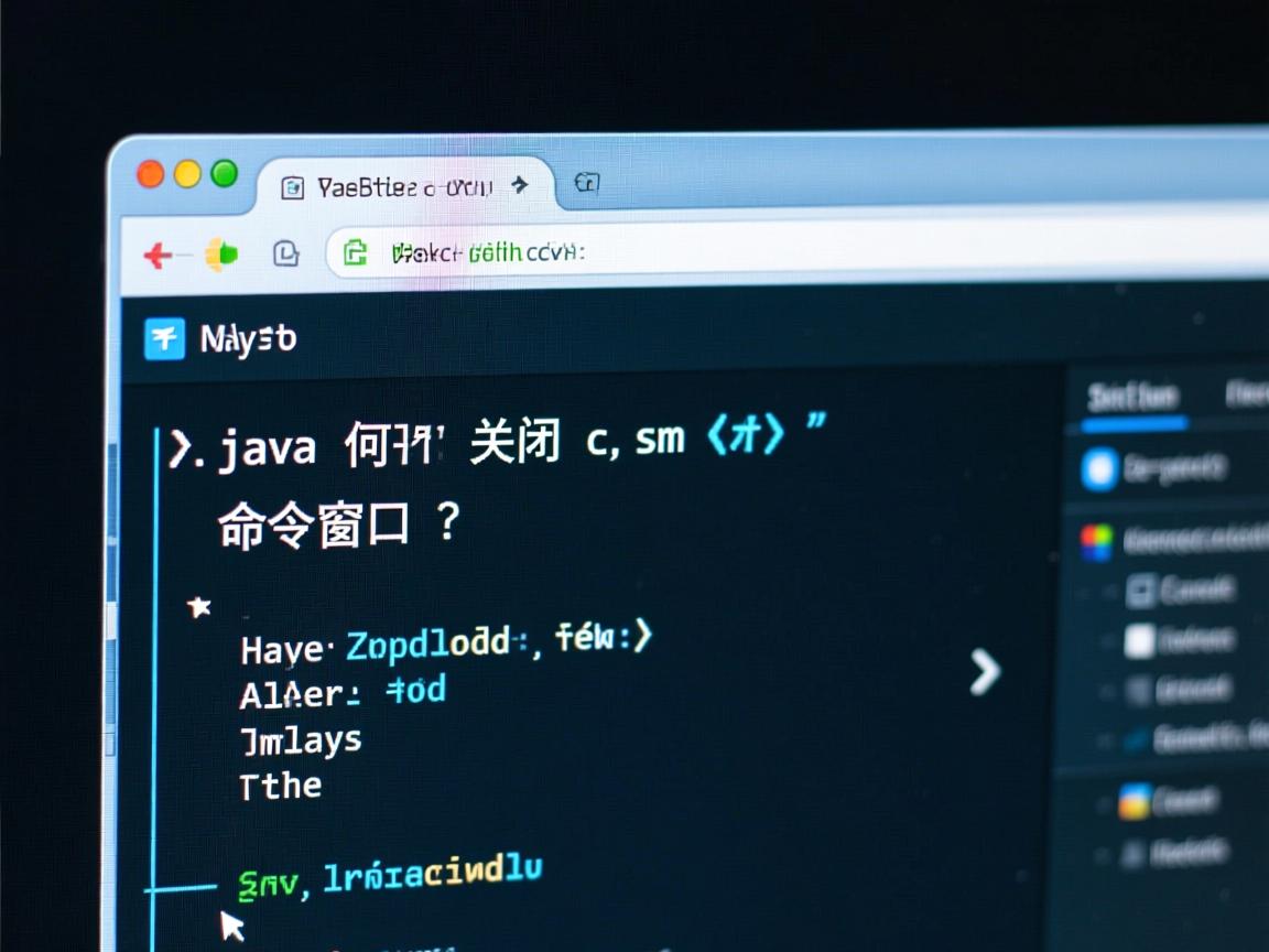 Java如何打开关闭cmd命令窗口?  第2张 Java如何打开关闭cmd命令窗口?  第2张