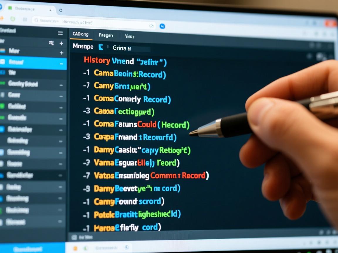 CAD如何调出历史命令记录  第3张 CAD如何调出历史命令记录  第3张