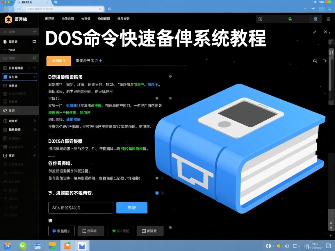 DOS命令快速备份系统教程  第1张 DOS命令快速备份系统教程  第1张