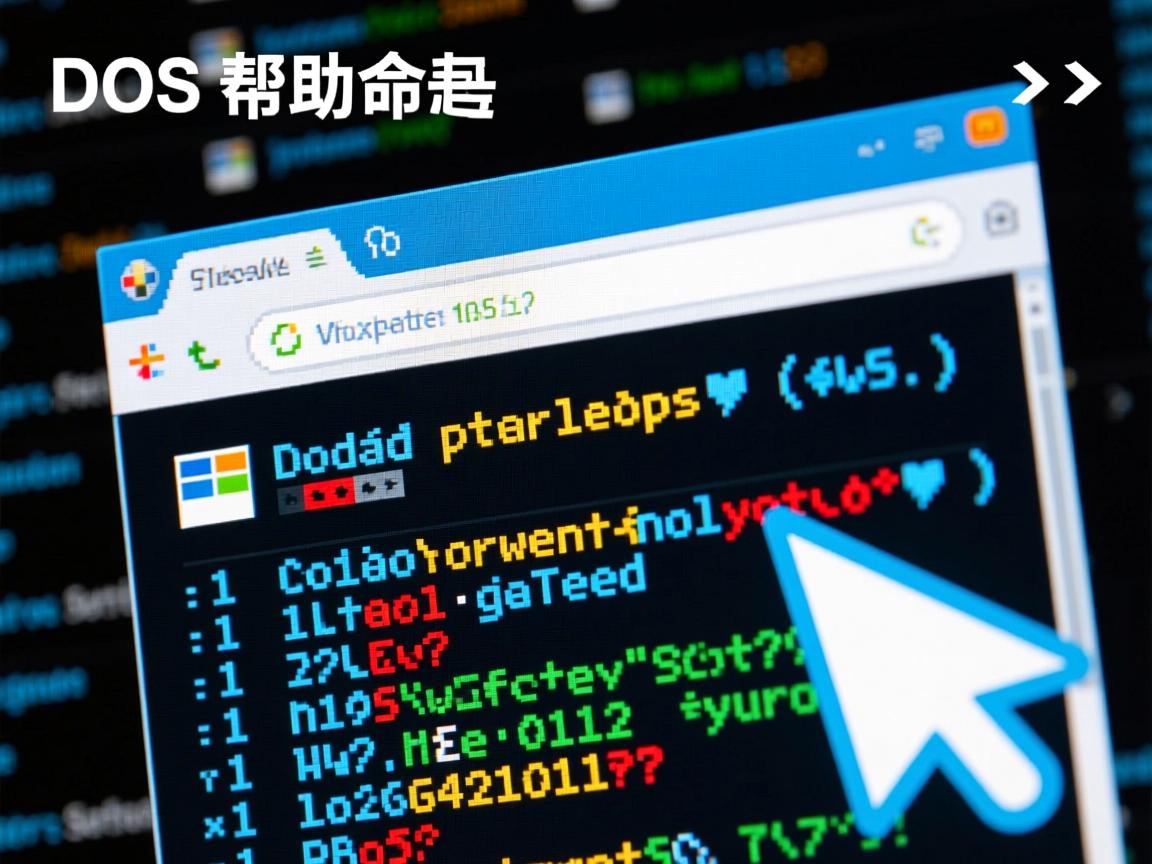 DOS帮助命令怎么调出  第3张