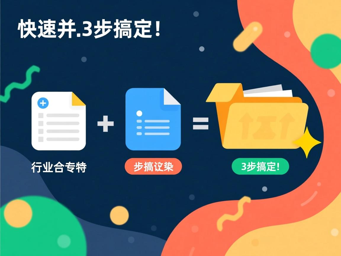 如何快速合并文件?3步搞定!  第3张 如何快速合并文件?3步搞定!  第3张