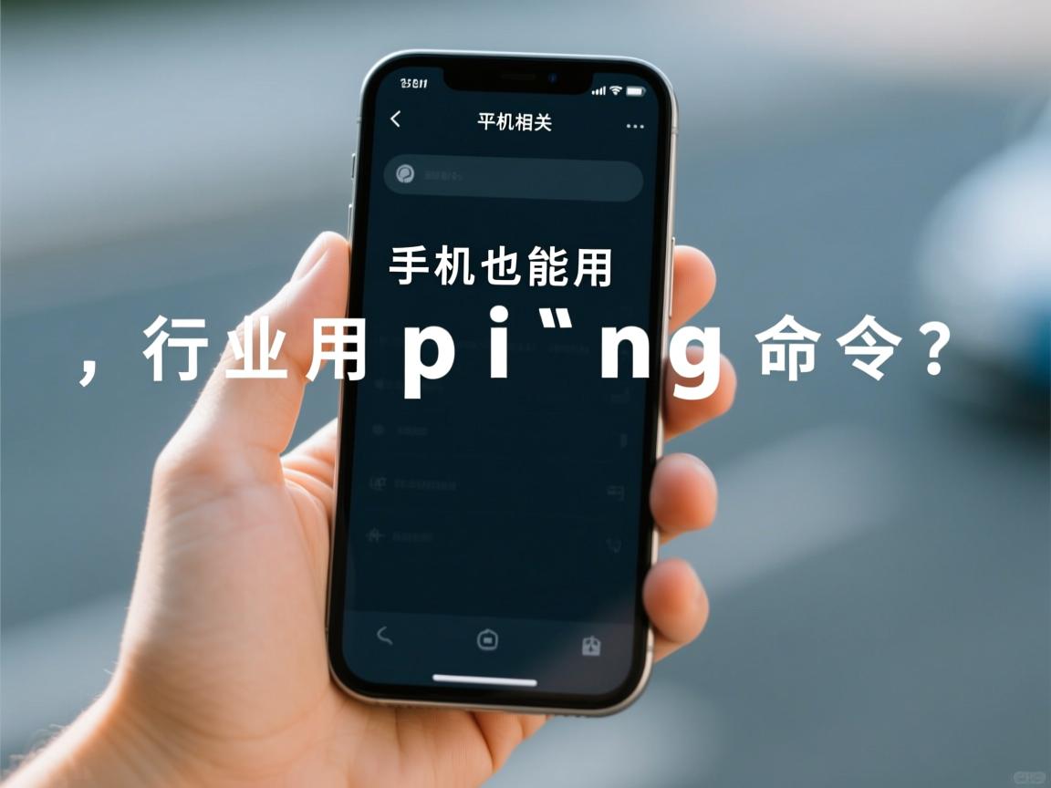 手机也能用ping命令?  第1张 手机也能用ping命令?  第1张