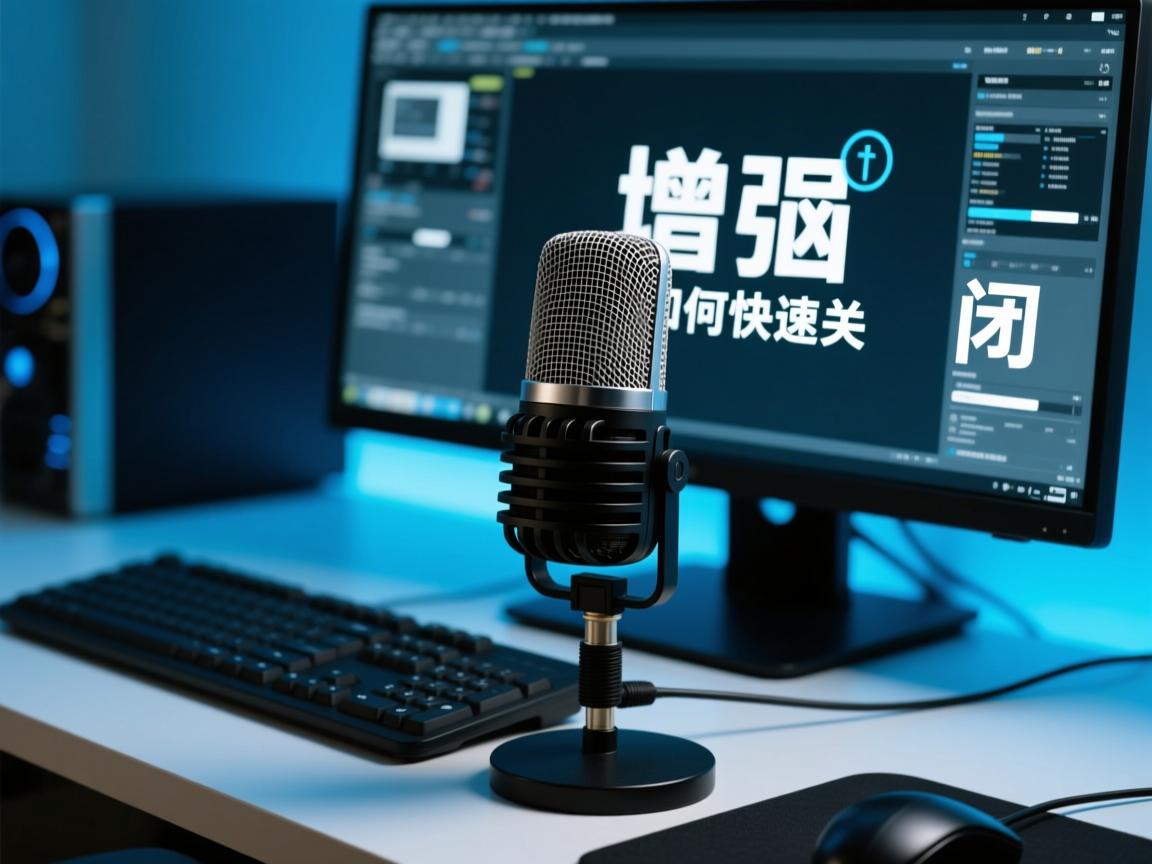 电脑麦克风增强如何快速关闭  第3张