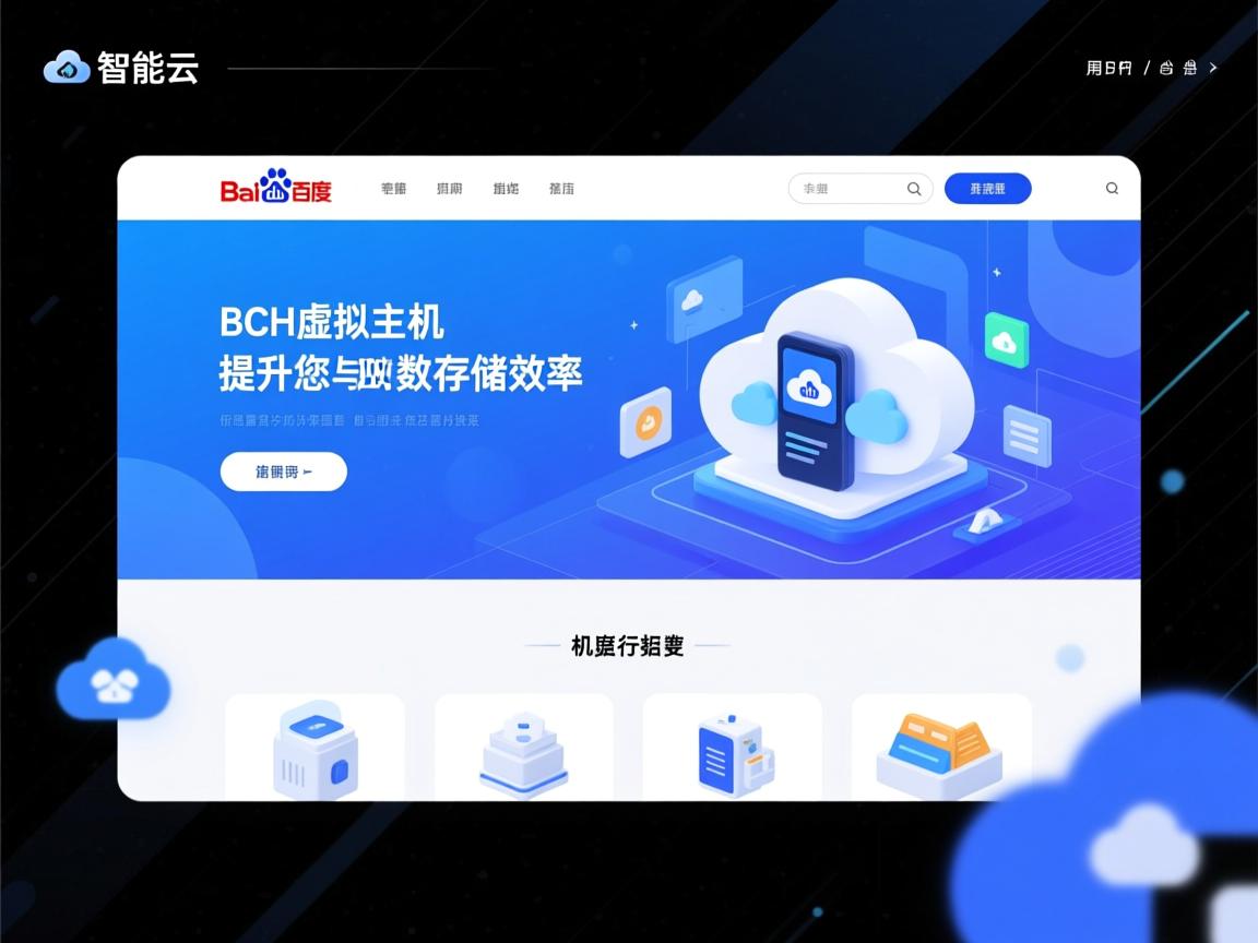 百度智能云BCH虚拟主机如何提升您的网站与数据存储效率?  第1张 百度智能云BCH虚拟主机如何提升您的网站与数据存储效率?  第1张