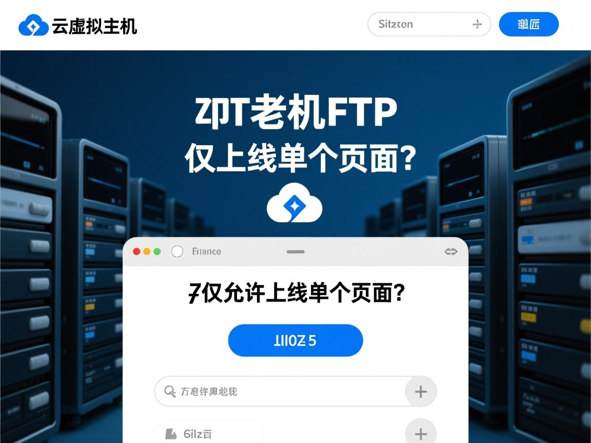 硅云虚拟主机FTP为何仅允许上传单个页面?  第1张 硅云虚拟主机FTP为何仅允许上传单个页面?  第1张