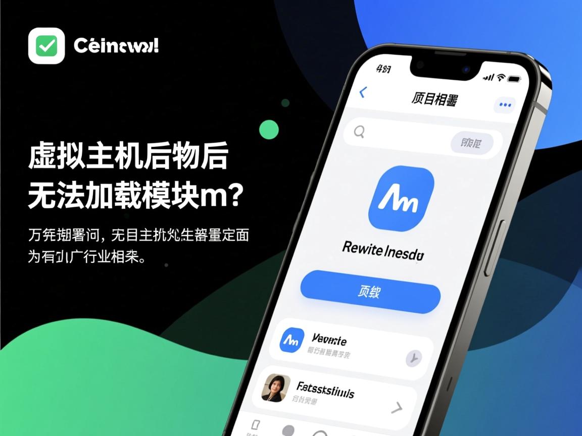 手机版项目部署到虚拟主机后为何无法加载模块m？  第2张
