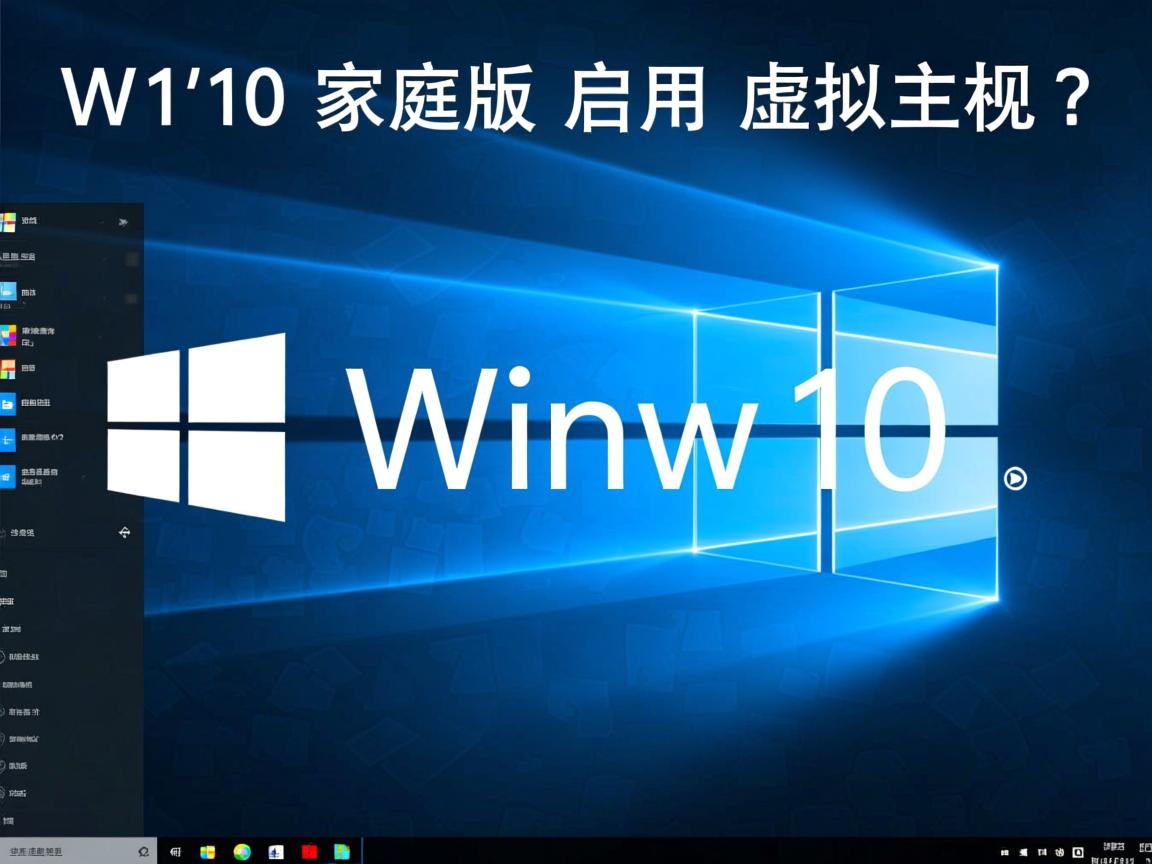 如何为Win10家庭版启用虚拟主机?  第2张 如何为Win10家庭版启用虚拟主机?  第2张