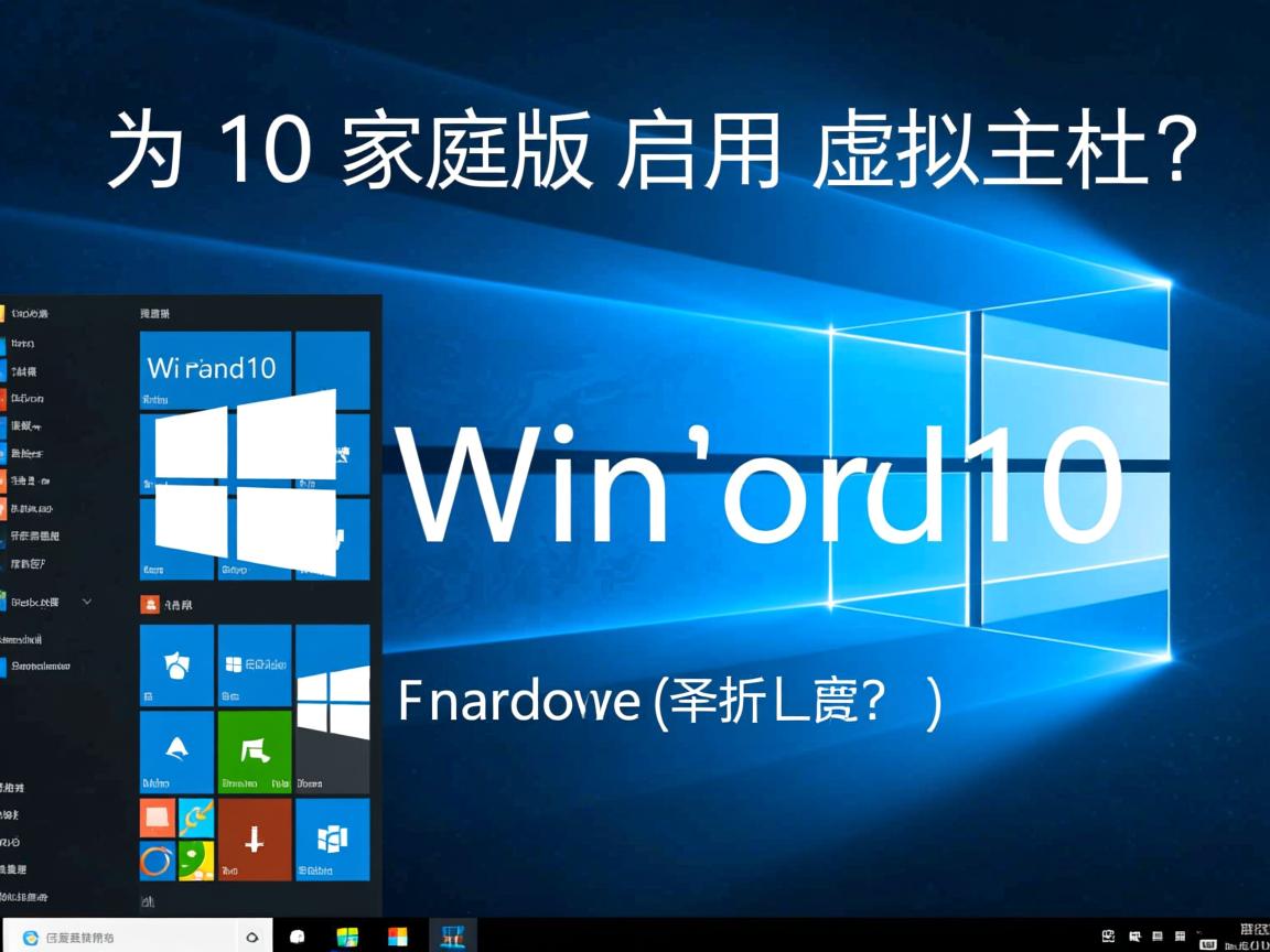 如何为Win10家庭版启用虚拟主机?  第1张 如何为Win10家庭版启用虚拟主机?  第1张