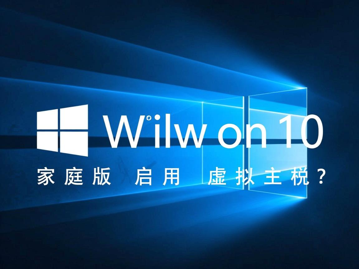 如何为Win10家庭版启用虚拟主机?  第3张 如何为Win10家庭版启用虚拟主机?  第3张