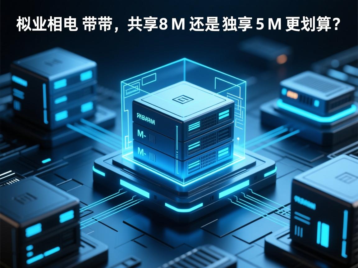 虚拟主机带宽,共享8M还是独享5M更划算?  第3张 虚拟主机带宽,共享8M还是独享5M更划算?  第3张