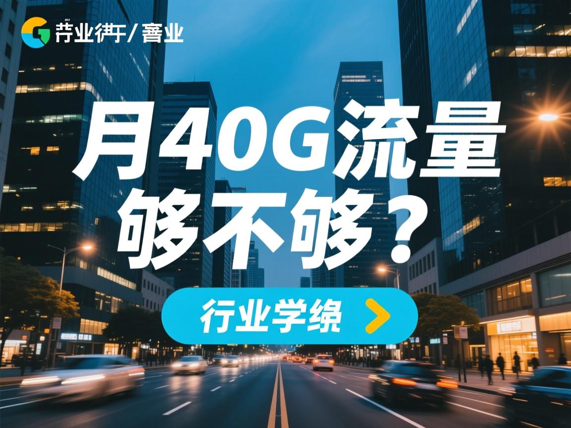 一月40G流量够不够?  第2张 一月40G流量够不够?  第2张
