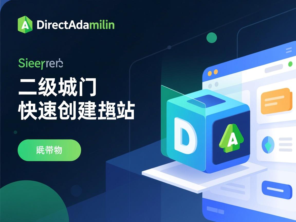 如何用DirectAdmin二级域名快速创建站点?  第2张 如何用DirectAdmin二级域名快速创建站点?  第2张
