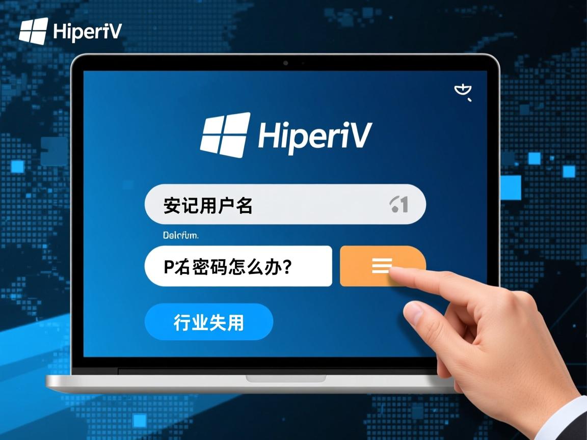 Hyper-V忘记用户名密码怎么办?  第3张 Hyper-V忘记用户名密码怎么办?  第3张